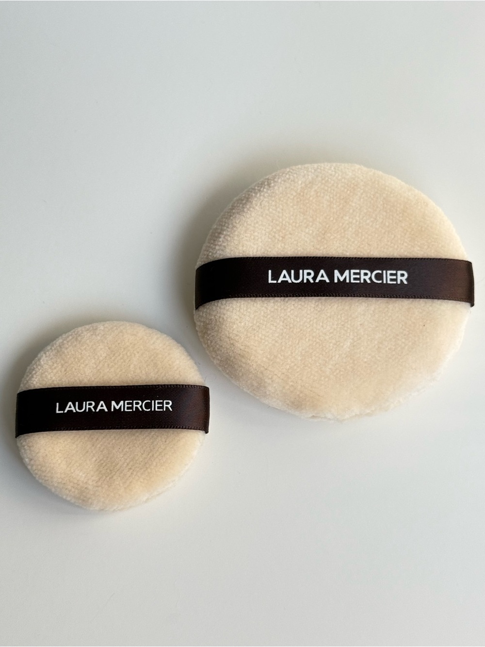 Laura Mercier Small & Large Velour Powder Puffs